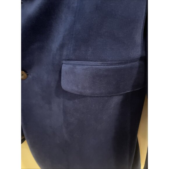 Bar III Velvet Blazer 40L Electric Blue Slim Fit Formal Dinner Jacket NWOT - Picture 3 of 16